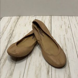 SZ 6/36 Lucky Brand Emmie Leather Ballet Flat